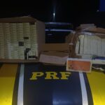 Imagem produtos presos pela PRF medicamentos e celulares
