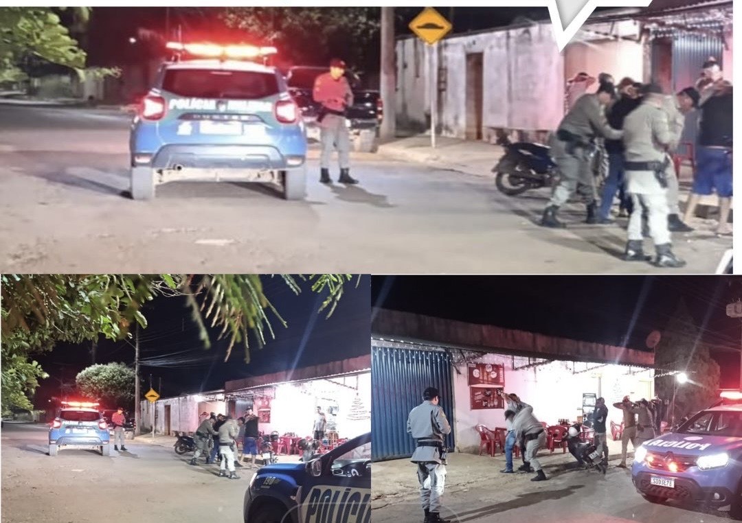 Imagem abordagens Policia Militar de Goiása