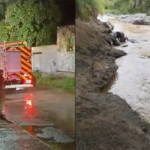 Imagem buscas bombeiros Córrego das Antas