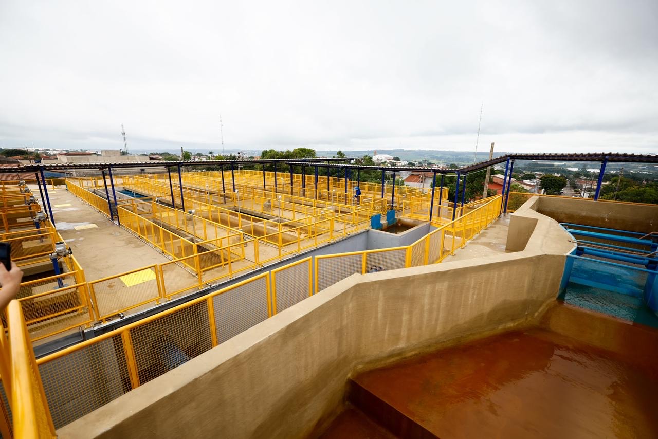 Imagem estação de tratamento de aguá