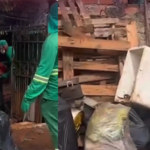 Imagem lixo e produtos entulhados