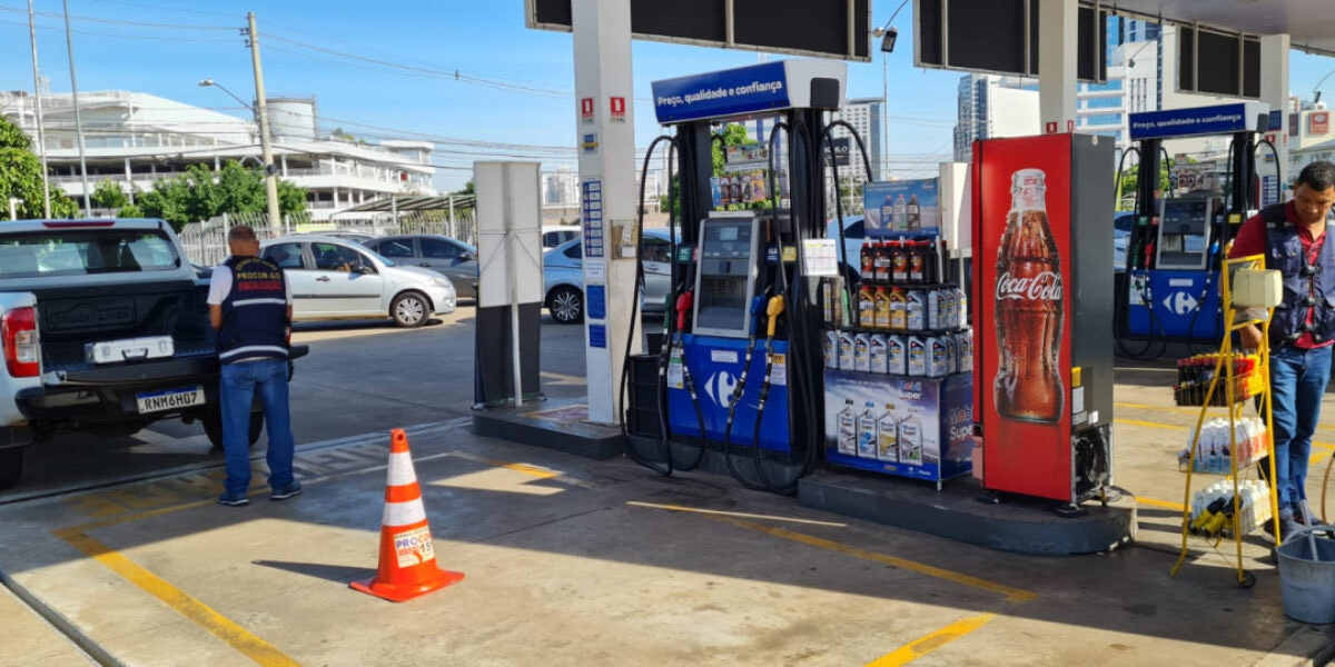 Imagem fiscalização Postos de combustível