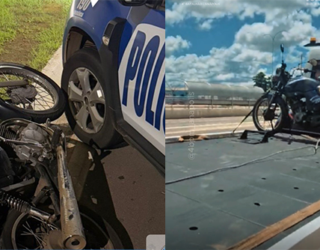 Imagens motos apreendidas pela policia