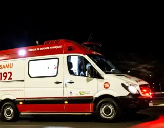 Imagem viatura Serviço Móvel de Urgência (SAMU)