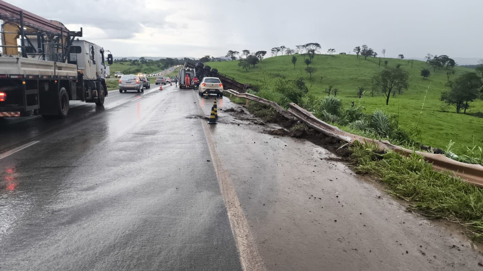 Imagem Acidente fatal BR-060