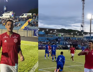 Imagem jogadores comemorando