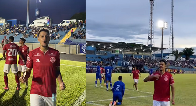 Imagem jogadores comemorando