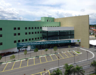 Imagem entrada Hospital Estadual da Criança e do Adolescente