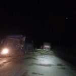 Imagem noturna ônibus