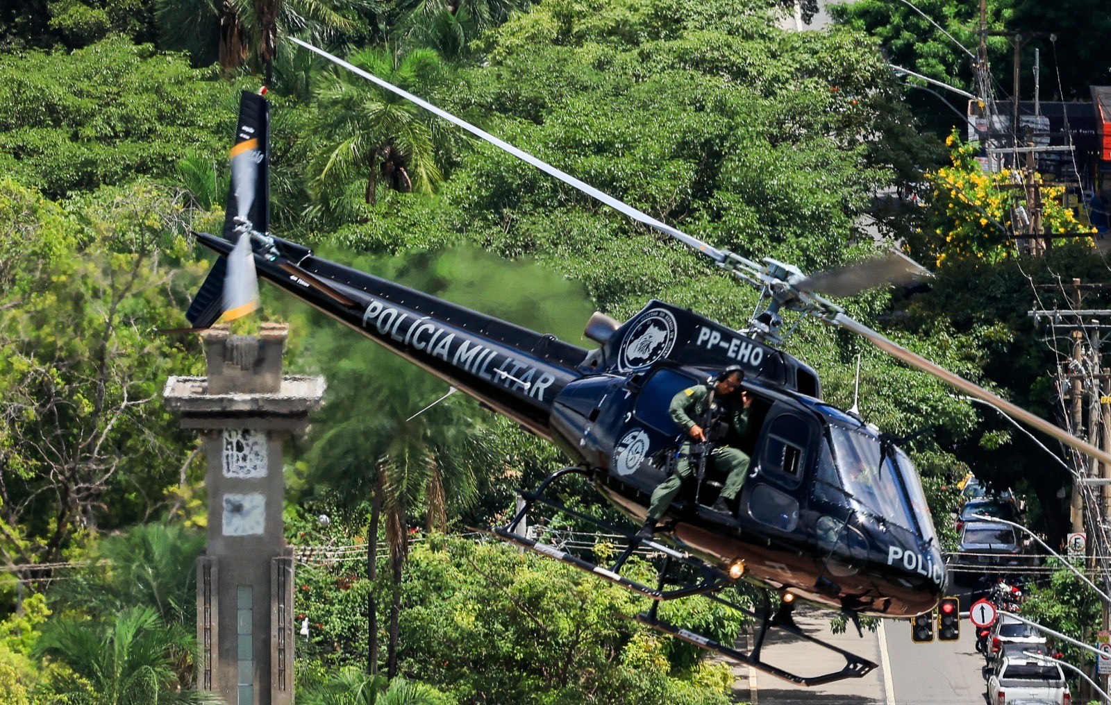 Imagem helicóptero policia militar de Goiás