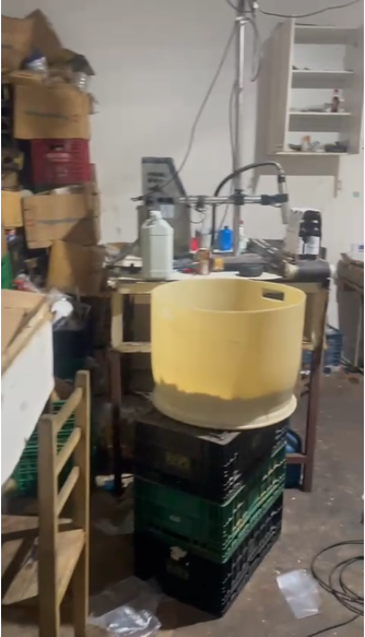 Imagem laboratório clandestino