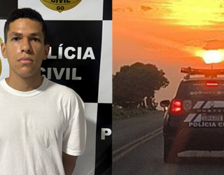 Imagem homem camisa branca braços para trás, ao lado vitaura PCGO