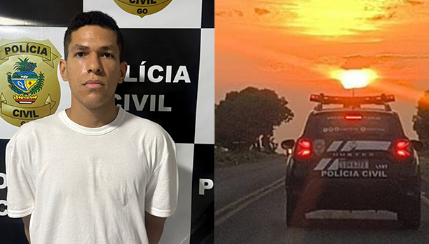 Imagem homem camisa branca braços para trás, ao lado vitaura PCGO