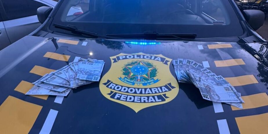 Operação na BR-153 resulta na apreensão de R$ 30 mil em dinheiro falso