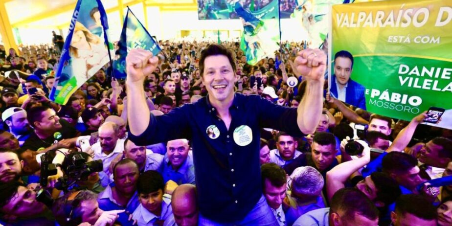 Em Jaraguá, Daniel Vilela lança pré-candidatura ao governo e reforça aliança com Caiado diante de 10 mil apoiadores