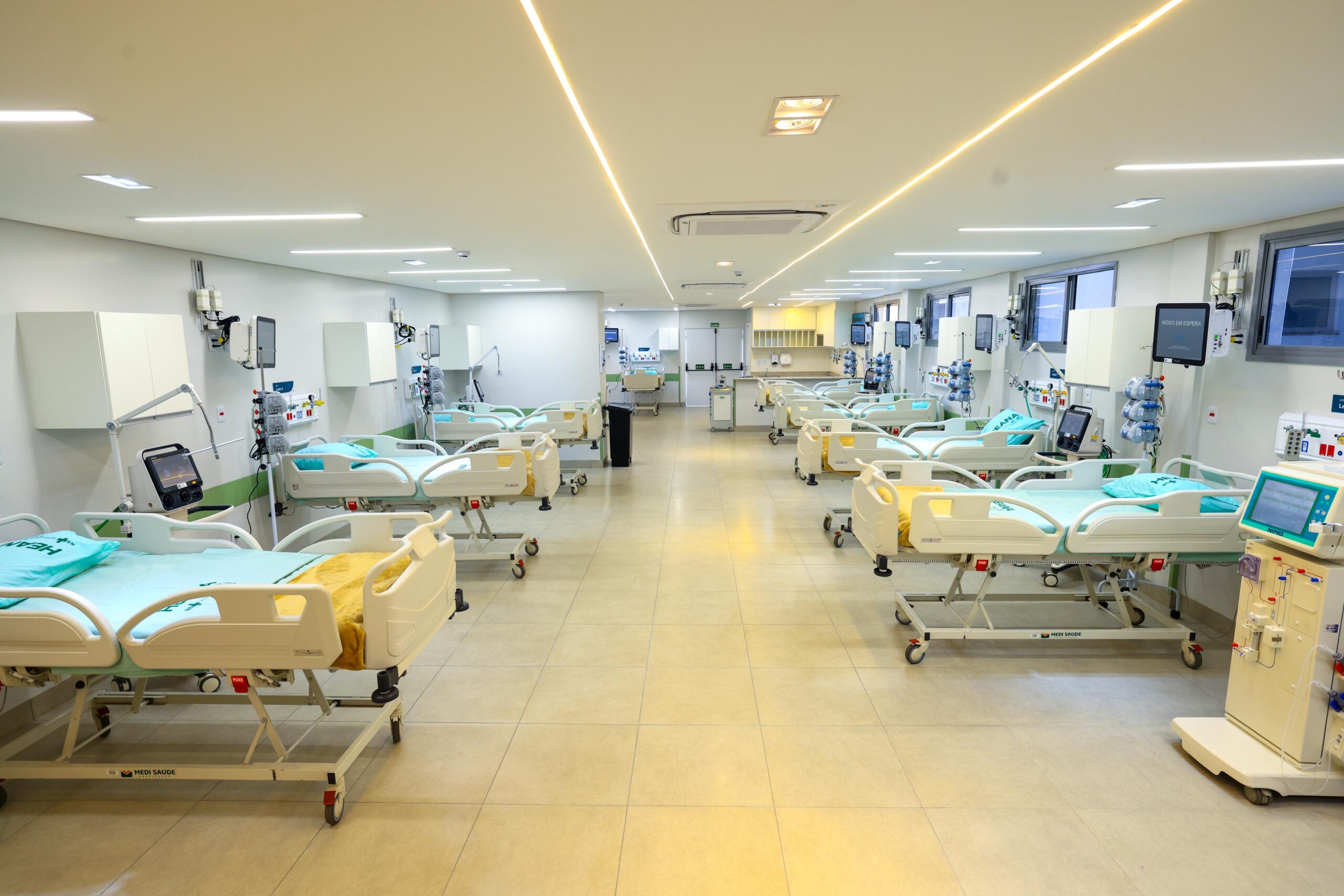 Imagem camas em hospital