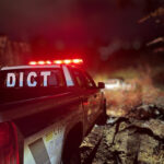 Imagem viatura DICT a noite