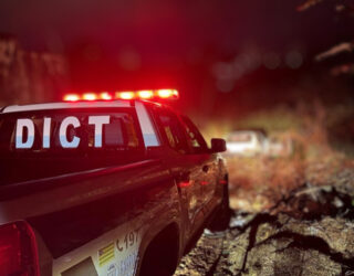 Imagem viatura DICT a noite