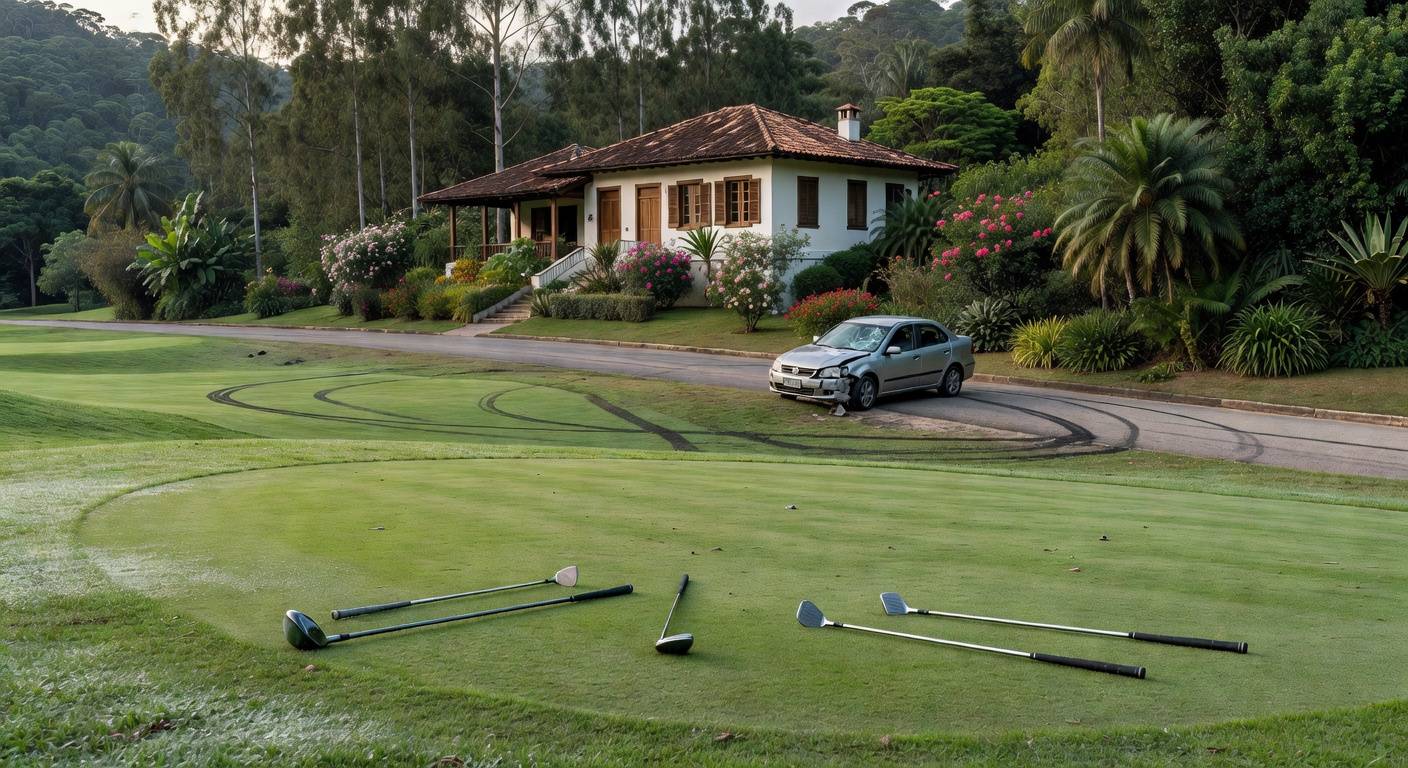 1 de 2 Tiger Woods deixa a delegacia após ser preso por causar acidente — Foto: MEGA/GC Images