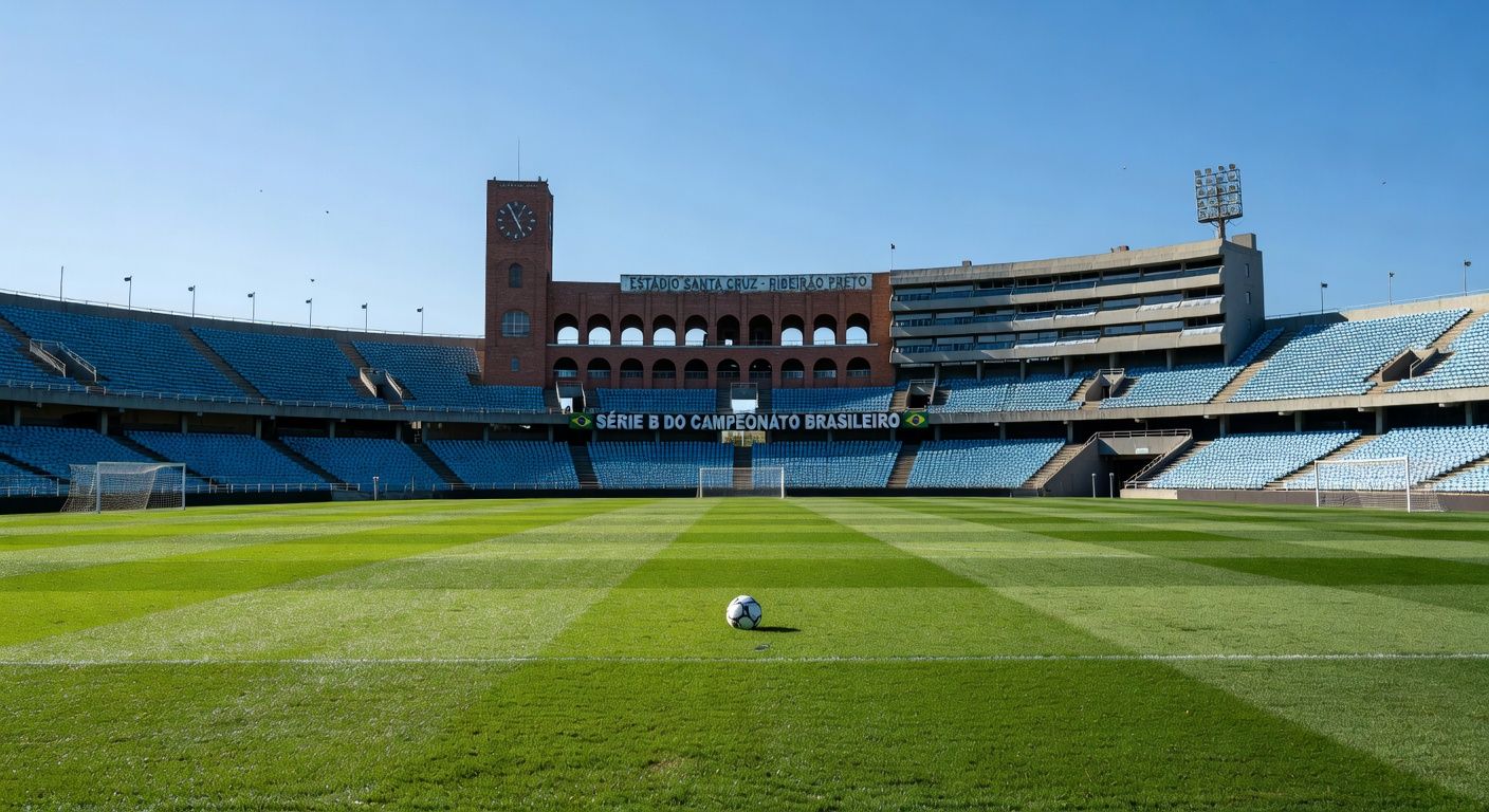 1 de 1 Estádio Santa Cruz/Arena Nicnet, do Botafogo-SP, em Ribeirão Preto — Foto: Guilherme Moro