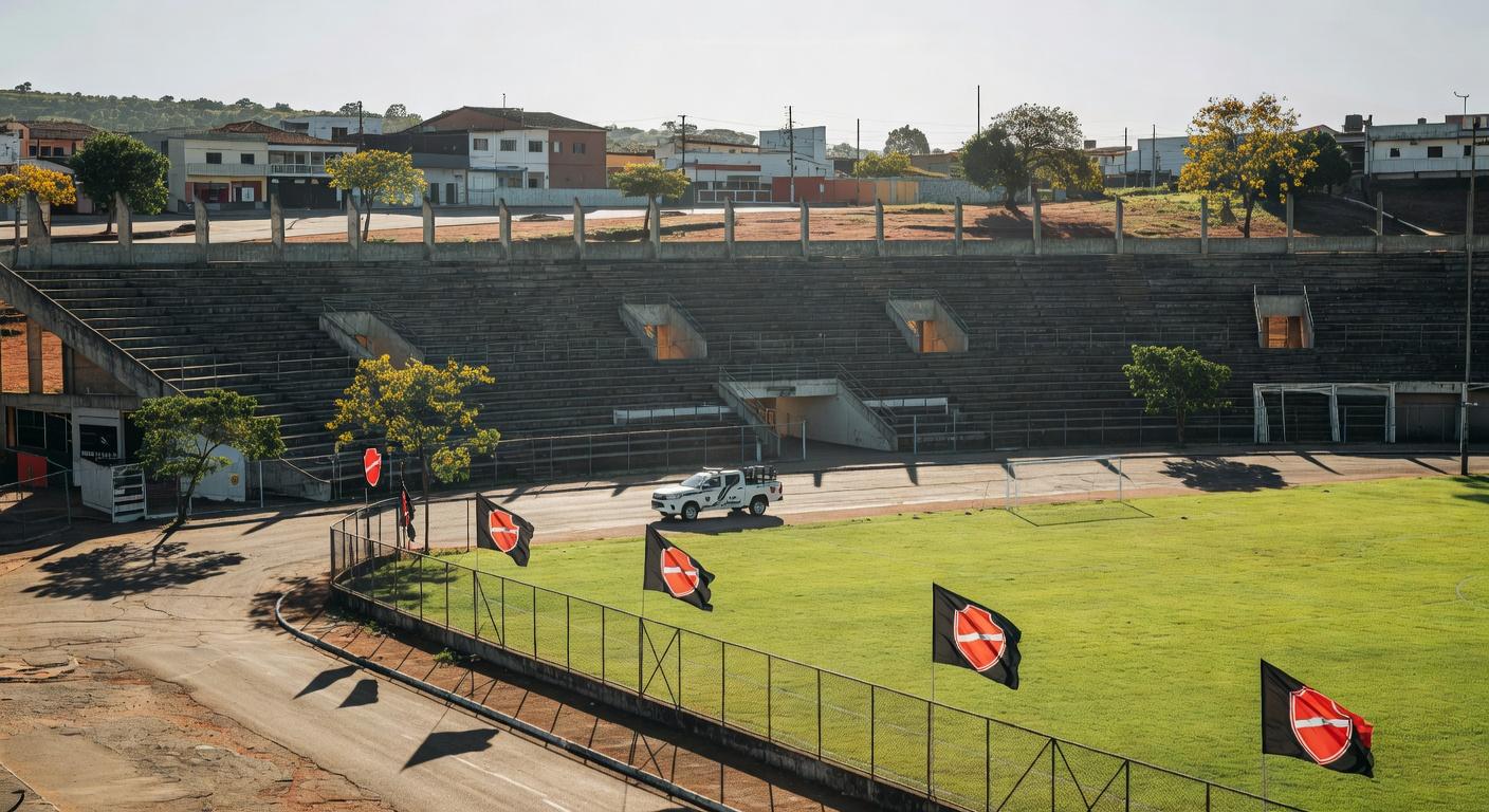 1 de 1 Berto, atacante do Operário-PR, relatou caso de racismo no OBA — Foto: Guilherme Alves/O Popular
