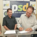 Ato de filiação reuniu lideranças de Rio Verde e reforçou estratégia do PSD para as eleições. Foto: Kevin Lucas.