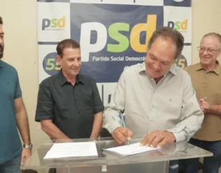 Ato de filiação reuniu lideranças de Rio Verde e reforçou estratégia do PSD para as eleições. Foto: Kevin Lucas.