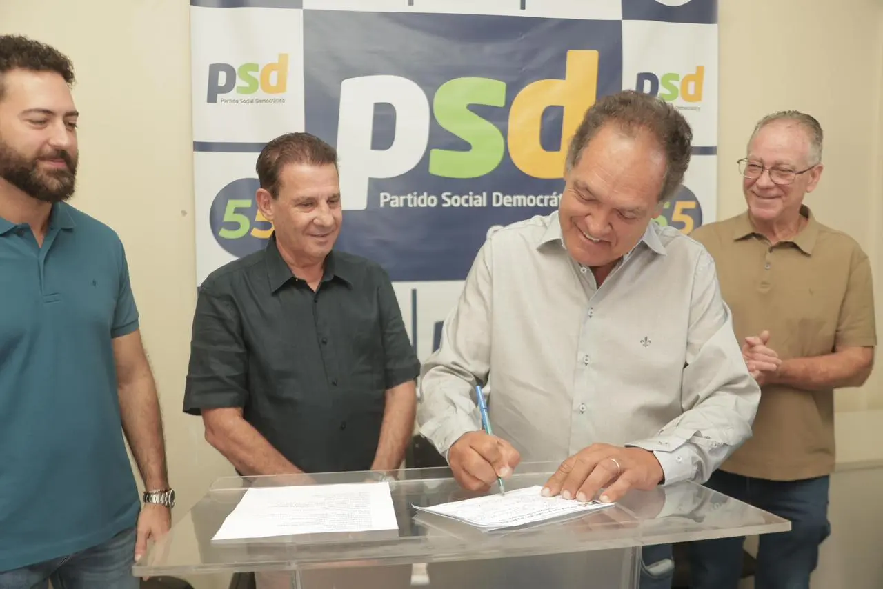 Ato de filiação reuniu lideranças de Rio Verde e reforçou estratégia do PSD para as eleições. Foto: Kevin Lucas.