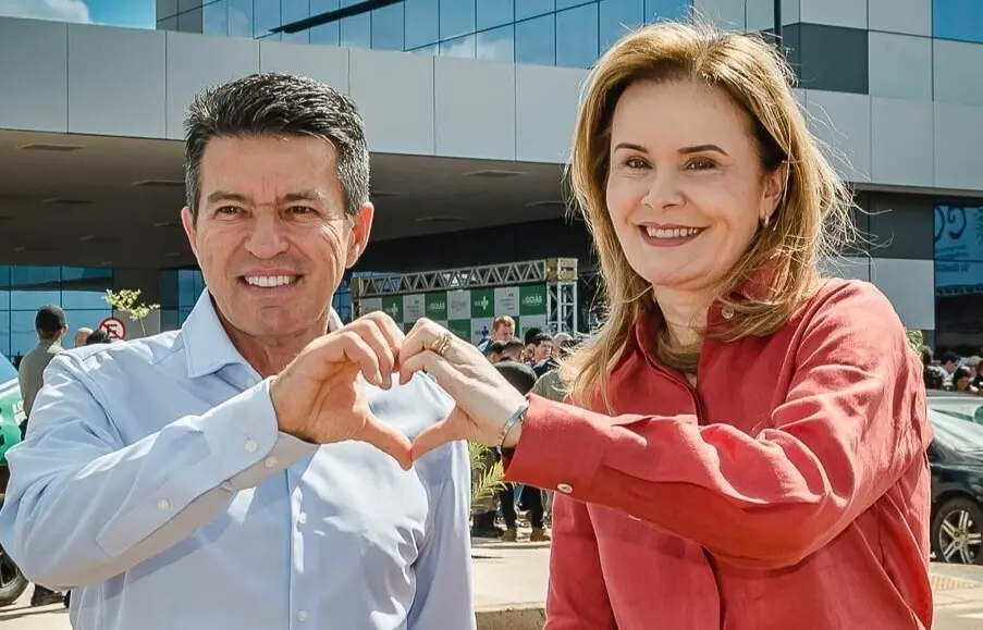 Prefeito de Mineiros, Aleomar Rezende, e a primeira-dama Ana Paula Rezende. (Foto: Instagram)