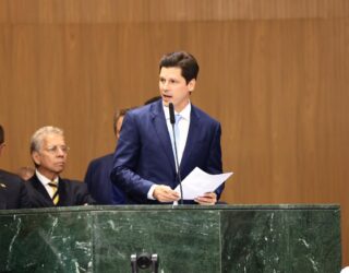 Daniel Vilela assume o governo de Goiás e reafirma compromisso de manter política de segurança que transformou Goiás no estado mais seguro do Brasil (Foto: Secom)