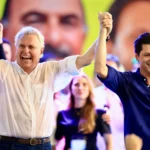 Daniel Vilela e Ronaldo Caiado participam de encontro político em Luziânia que marca início de nova fase da base governista. Foto: Reprodução/Redes Sociais.