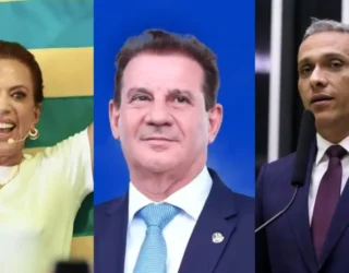 Gracinha Caiado, Vanderlan Cardoso e Gustavo Gayer são os que melhor pontuam. (Foto: Reprodução)