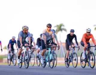 Imagem ciclista pedalando