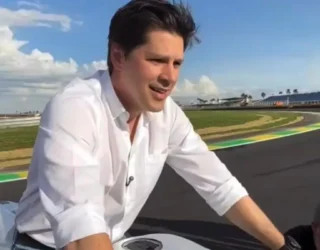 Daniel Vilela durante a MotoGP no Autódromo de Goiânia