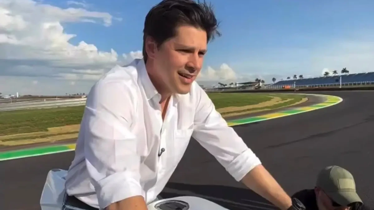 Daniel Vilela durante a MotoGP no Autódromo de Goiânia