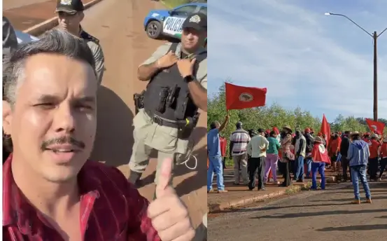 Vereador Fabrício Rosa foi preso sob acusação de desacato. (Foto: Reprodução)