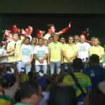 Ao lado de aliados de dentro e fora do PL, e sem Wilder Morais, Gayer lança pré-candidatura (foto divulgação)