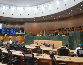 Plenário da Alego em Goiânia. Mudança partidária vai impactar bancadas. (Foto: Will Rosa)