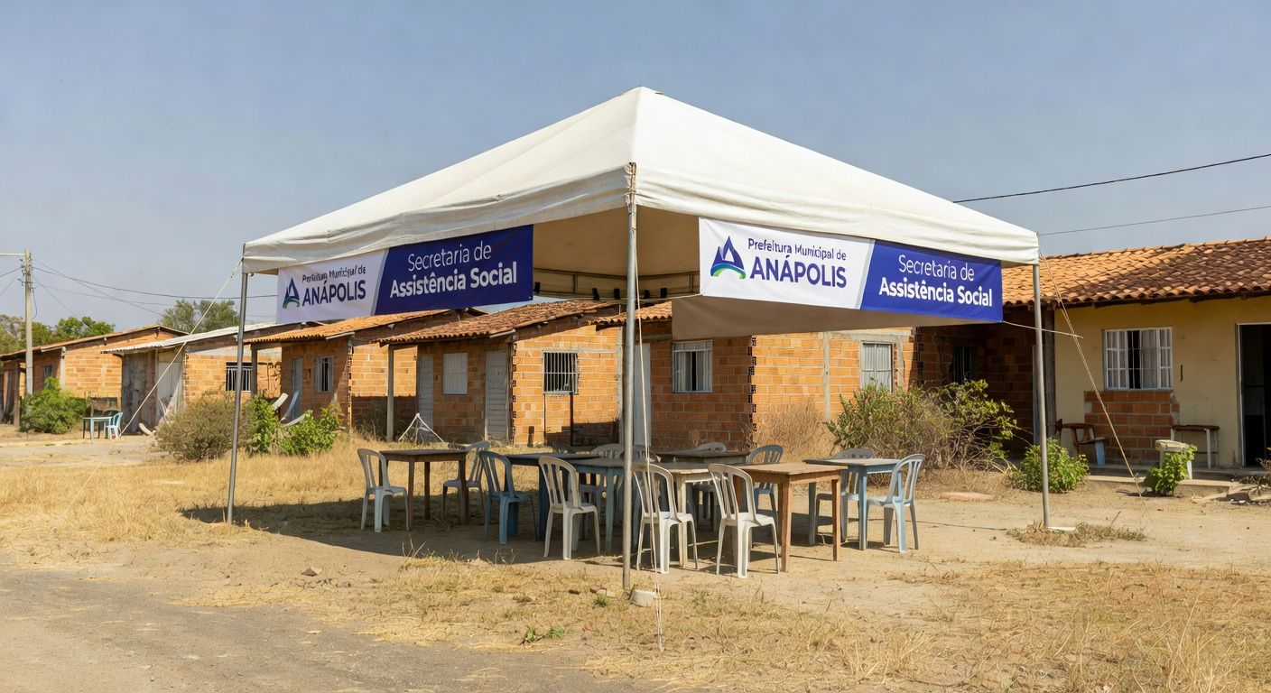 Imagem tenda CadÚnico Itinerante