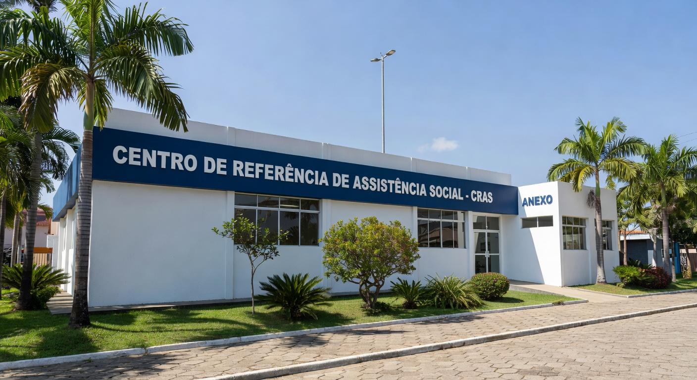 Imagem entrada do Centros de Referência de Assistência Social (CRAS)