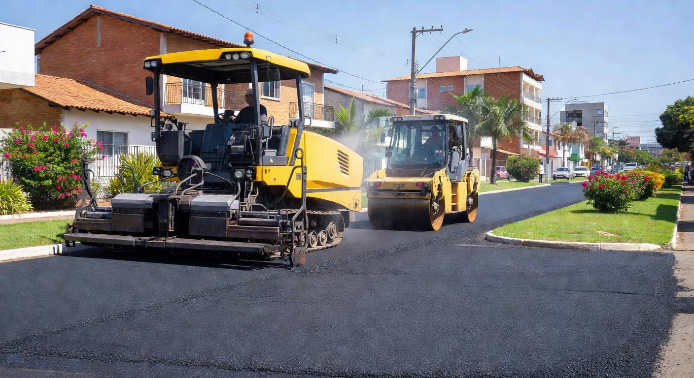 Imagem Pavimentação asfáltica