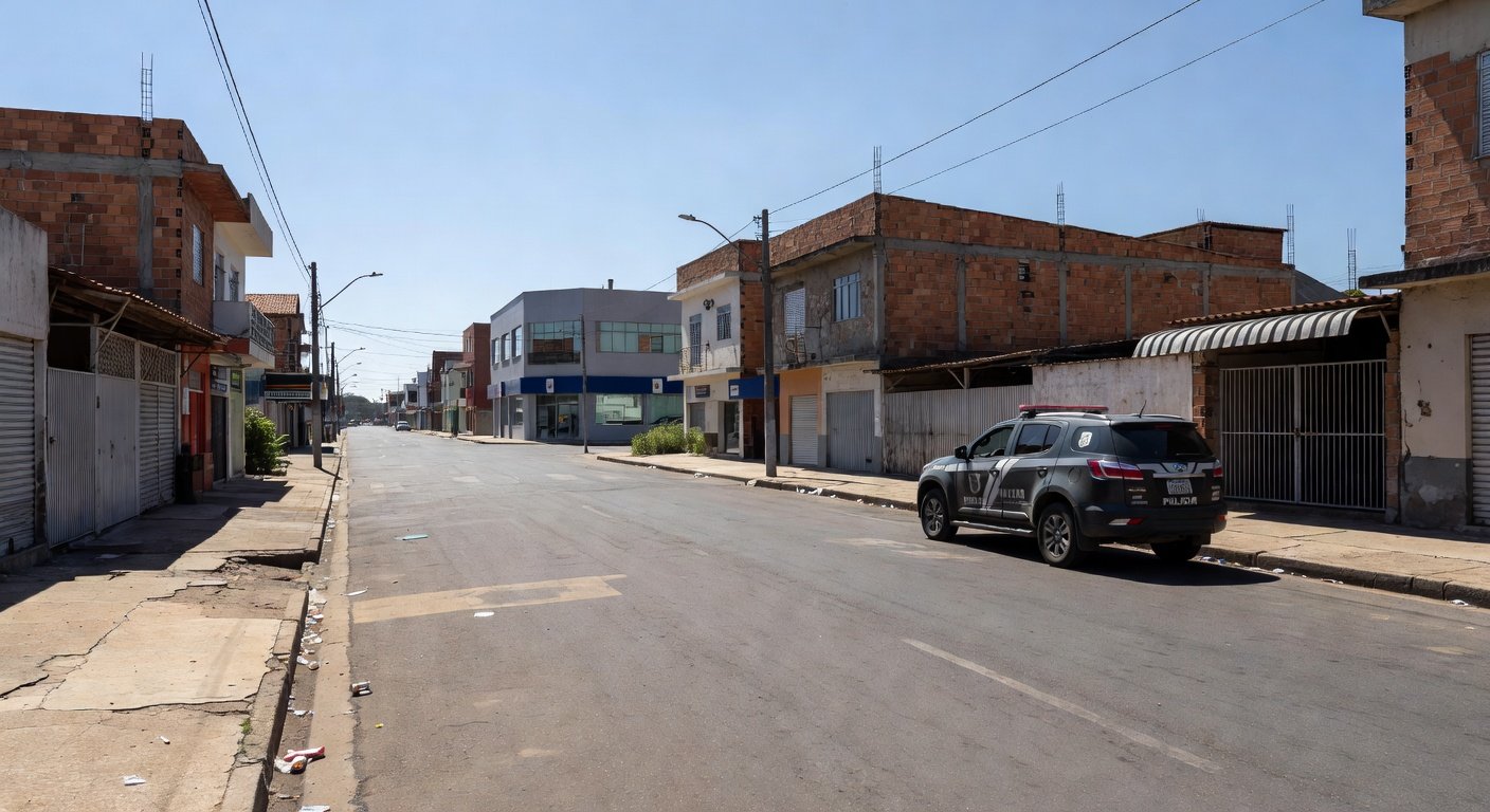 Roubo ocorreu próximo à praça Americano do Brasil, em Anápolis (Imagem: Reprodução/Google Maps)