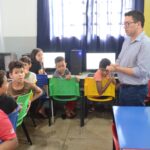 Imagem alunos em sala com cumpuitador