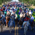 Daniel Vilela participa da 23ª Cavalgada Ecológica de Córrego do Ouro, no Oeste goiano (Foto: Romullo Carvalho)