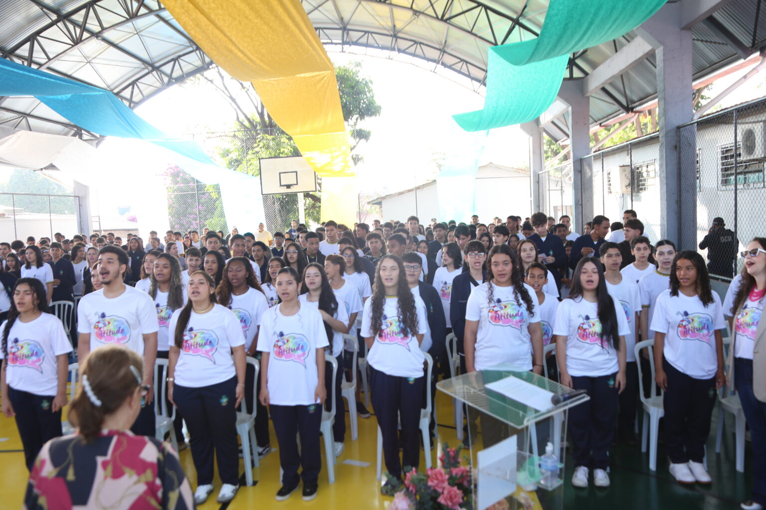 Obra recebeu investimento de R$ 374 mil e vai beneficiar mais de 1,3 mil alunos da unidade escolar (Foto: Seduc)