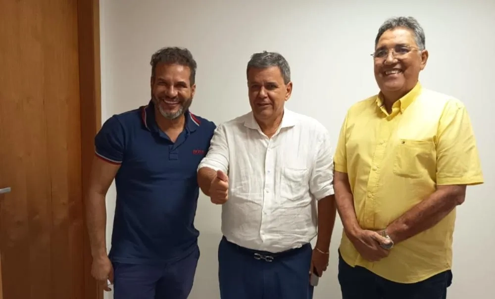Domingos Paula, George Morais e Osmar Borges: licença mexe na bancada do PDT.