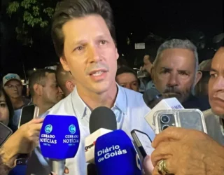 Daniel Vilela participa de ato que oficializou a filiação de 5 mil integrantes ao MDB em Goiás, incluindo prefeitos e lideranças do interior goiano. Foto: Altair Tavares