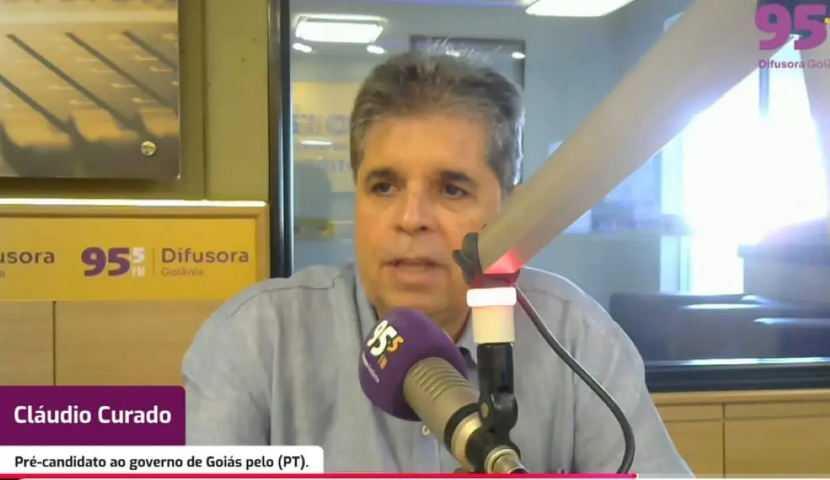 Jornalista Cláudio Curado um dos cotados do PT à disputa desse ano pelo governo - Foto: reprodução de vídeo / YouTube