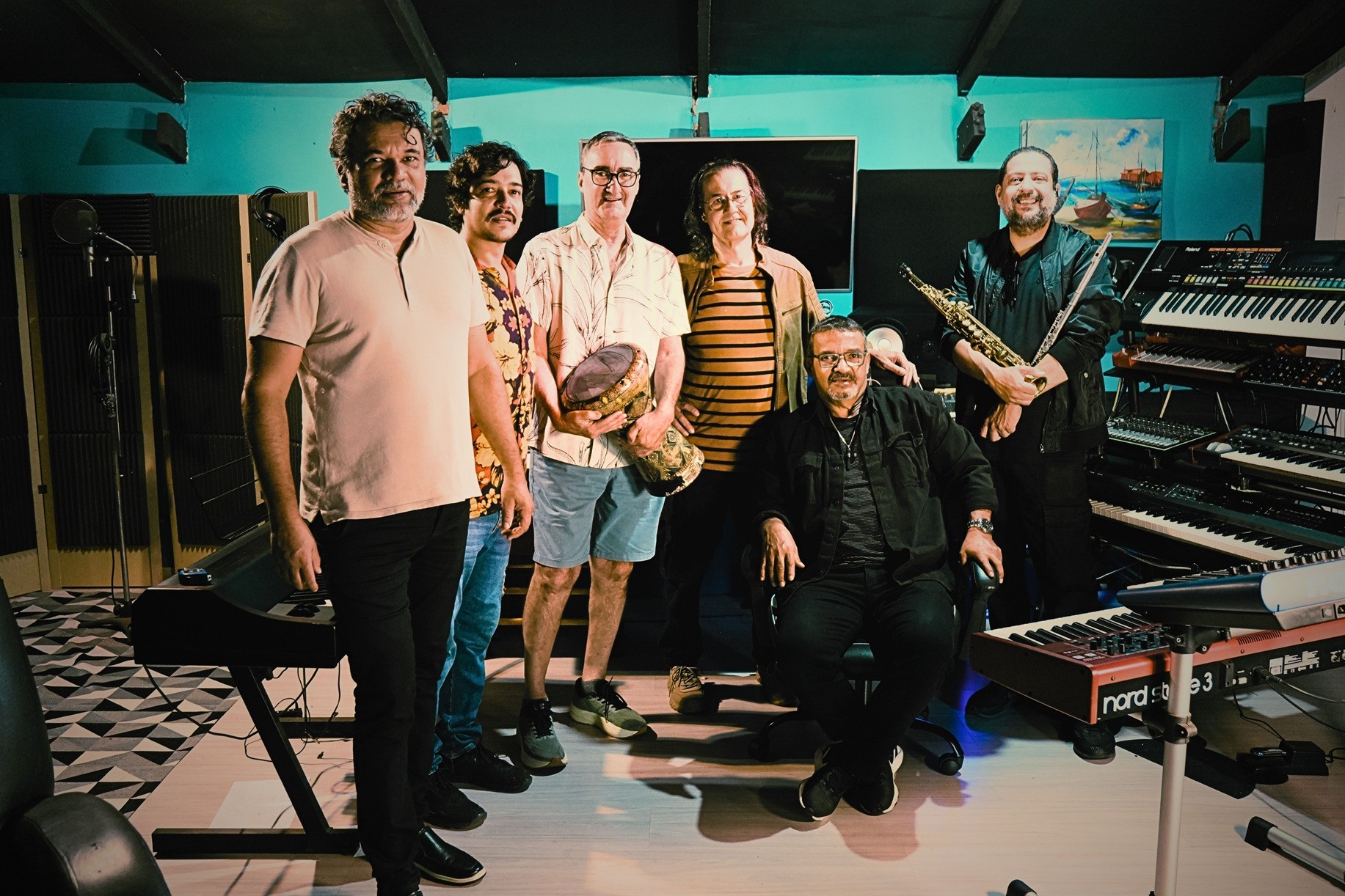 Projeto destaca percussão e música instrumental brasileira em apresentação no Setor Faiçalville, em Goiânia (Fotos: Divulgação)