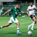 Kadu Sousa fez o gol da vitória do Goiás diante do Botafogo-SP (Foto - Rosiron Rodrigues)